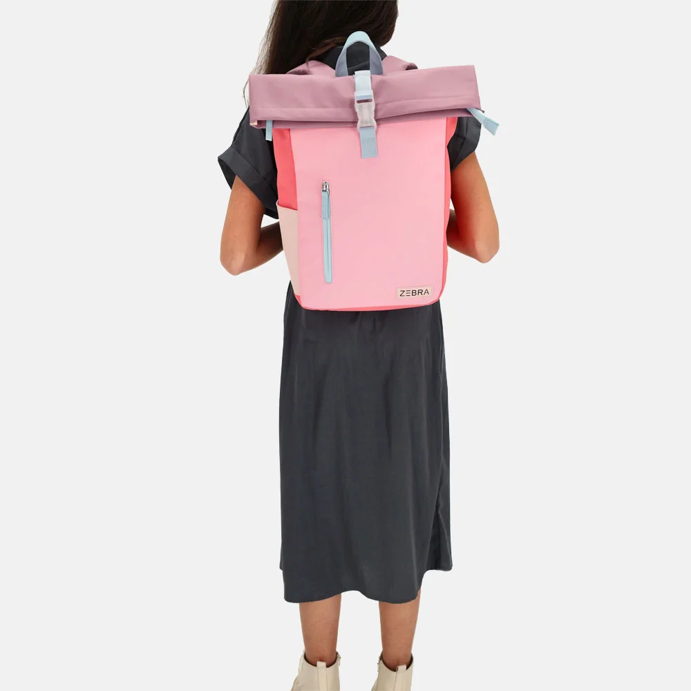 Zebra Trends Sterre kinderrugzak roze bij Duifhuizen