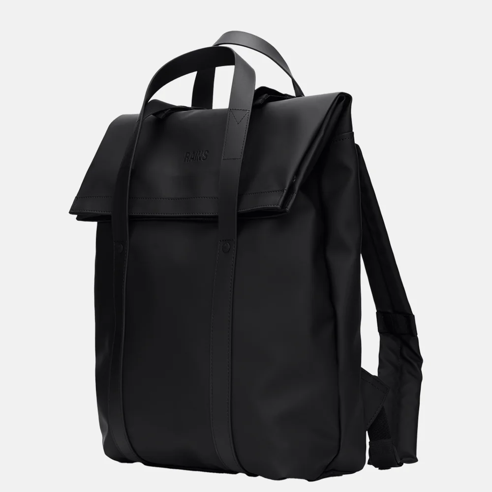 Rains 2-Way Tote rugzak 16 inch black bij Duifhuizen