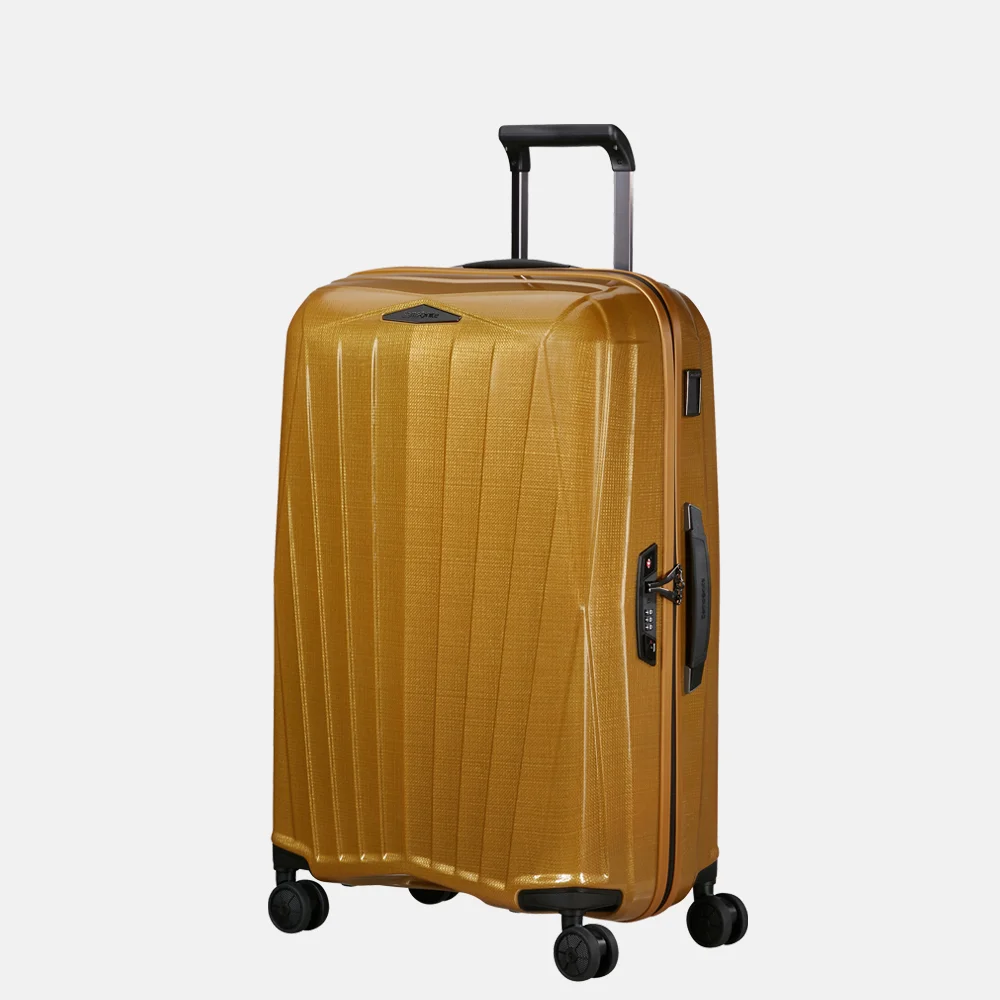Samsonite Major-Lite koffer 69 cm Saffron Yellow bij Duifhuizen