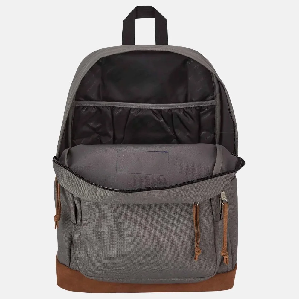 JanSport Right Pack rugzak 15 inch graphite grey bij Duifhuizen