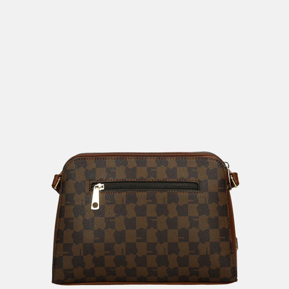 Firenze crossbody tas brown bij Duifhuizen
