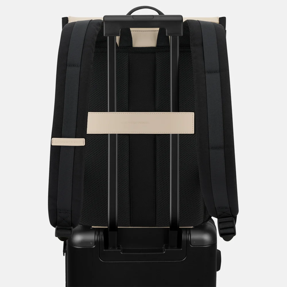 Kapten & Son Fyn Pro rugzak 15 inch cream black bij Duifhuizen