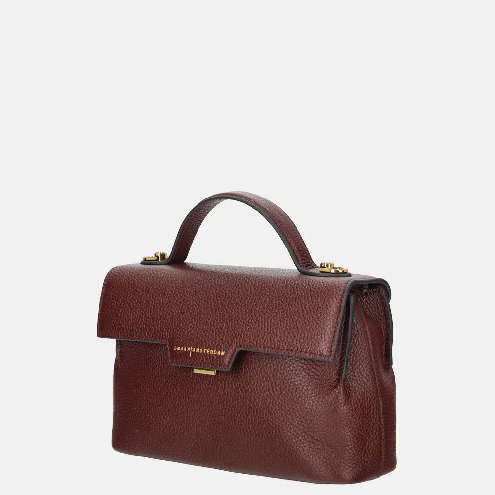 Smaak Amsterdam Flora crossbody tas bordeaux bij Duifhuizen