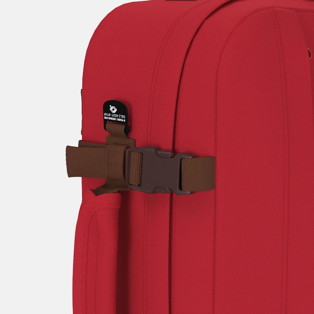 CABINZERO classic rugzak 44L london red bij Duifhuizen