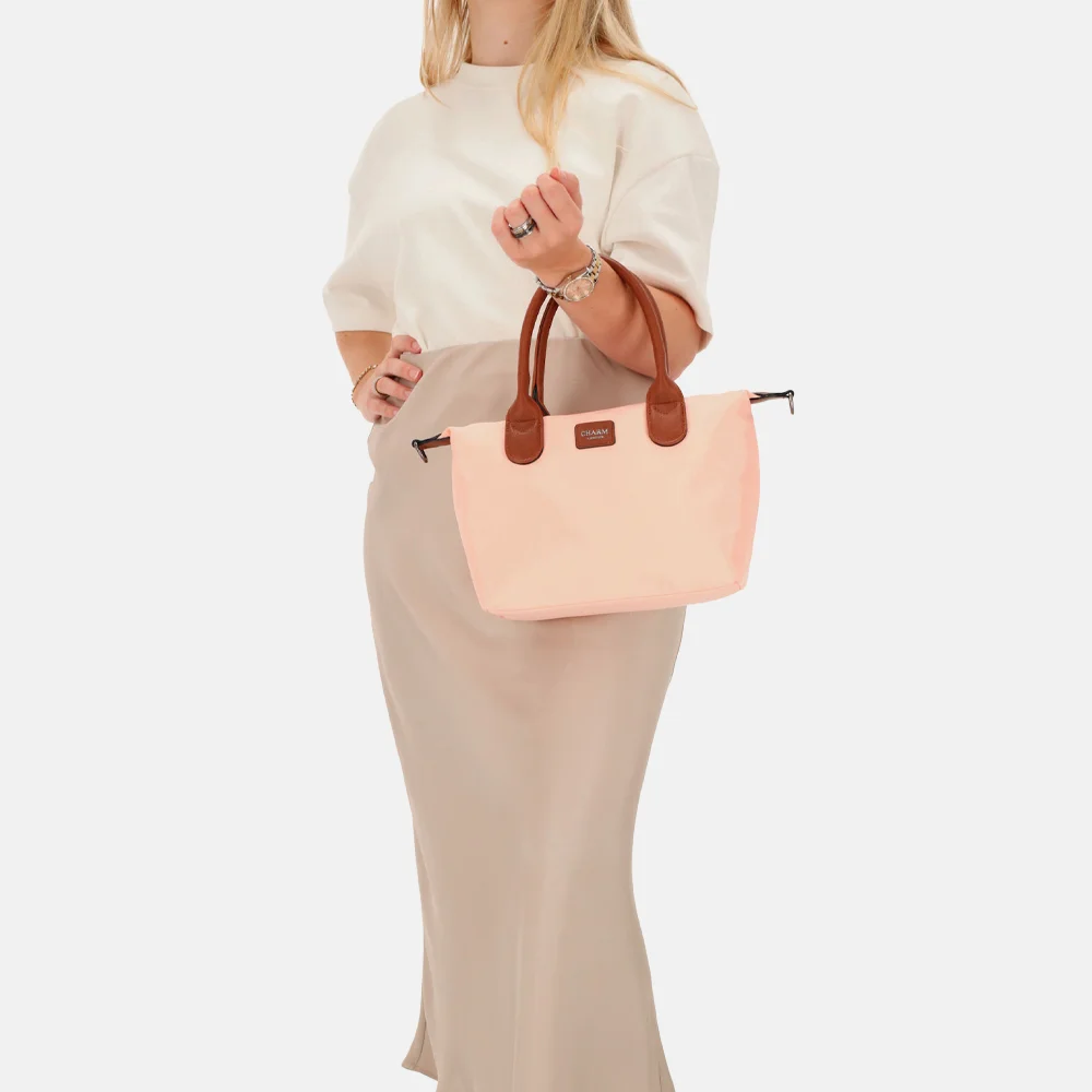 Charm London Buckingham handtas S soft pink bij Duifhuizen