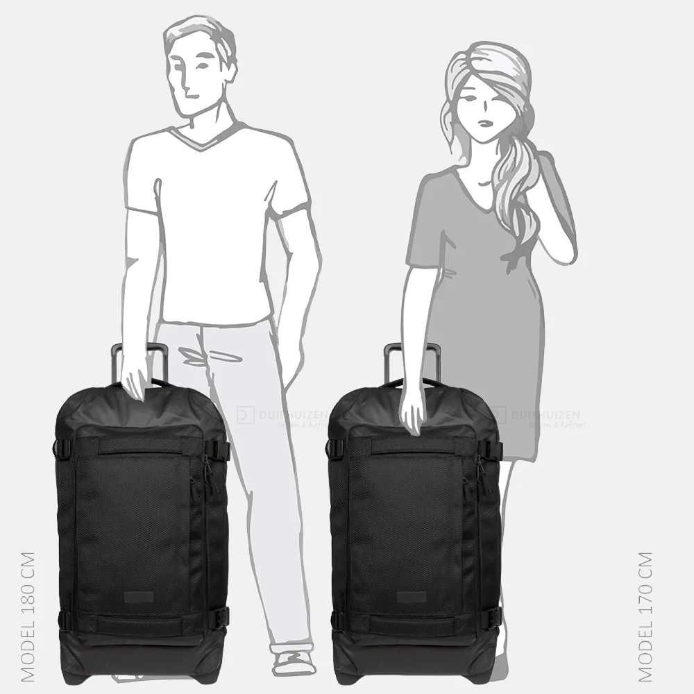 Eastpak Tranverz reistas op wielen L cnnct coat bij Duifhuizen