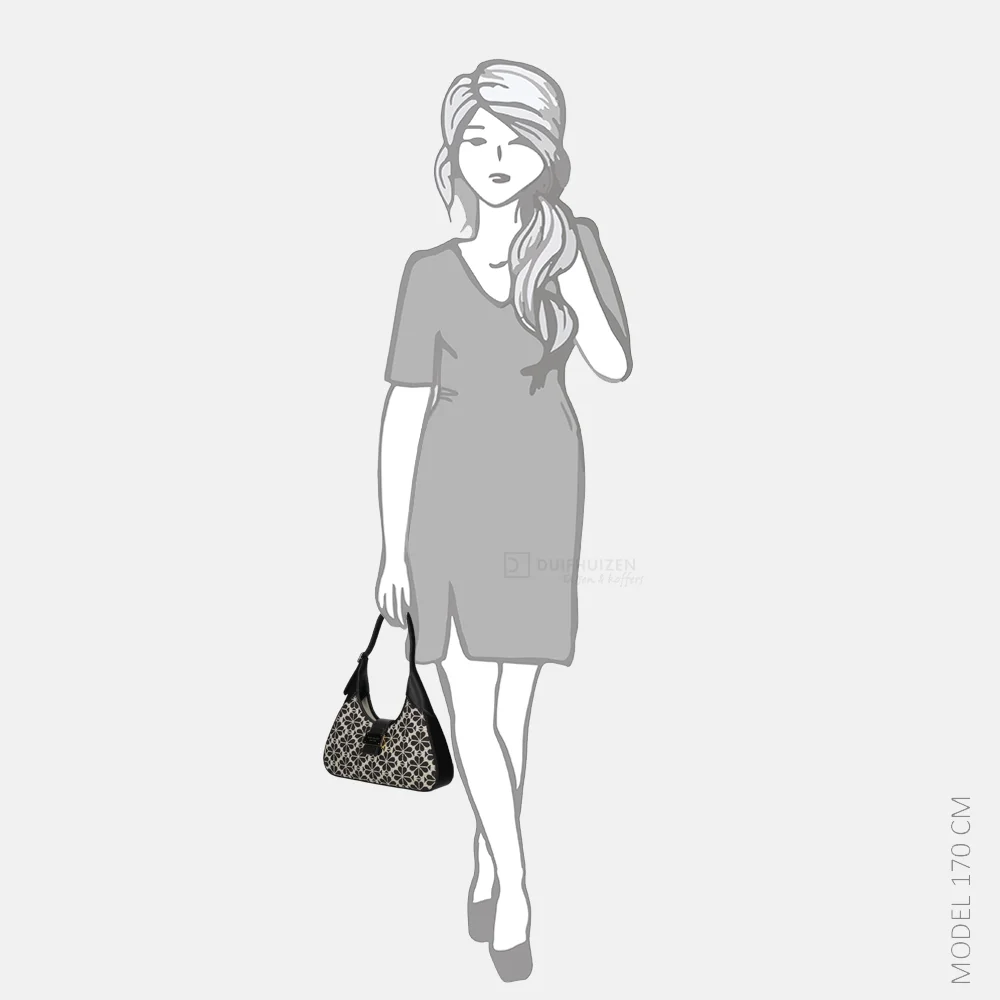 Kate Spade Trapezoid schoudertas sand multi bij Duifhuizen