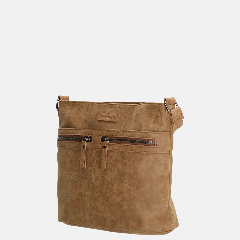 Enrico Benetti Noumea crossbody tas camel bij Duifhuizen