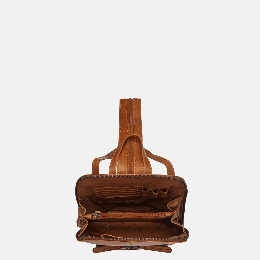 Chesterfield Vivia rugzak M cognac bij Duifhuizen