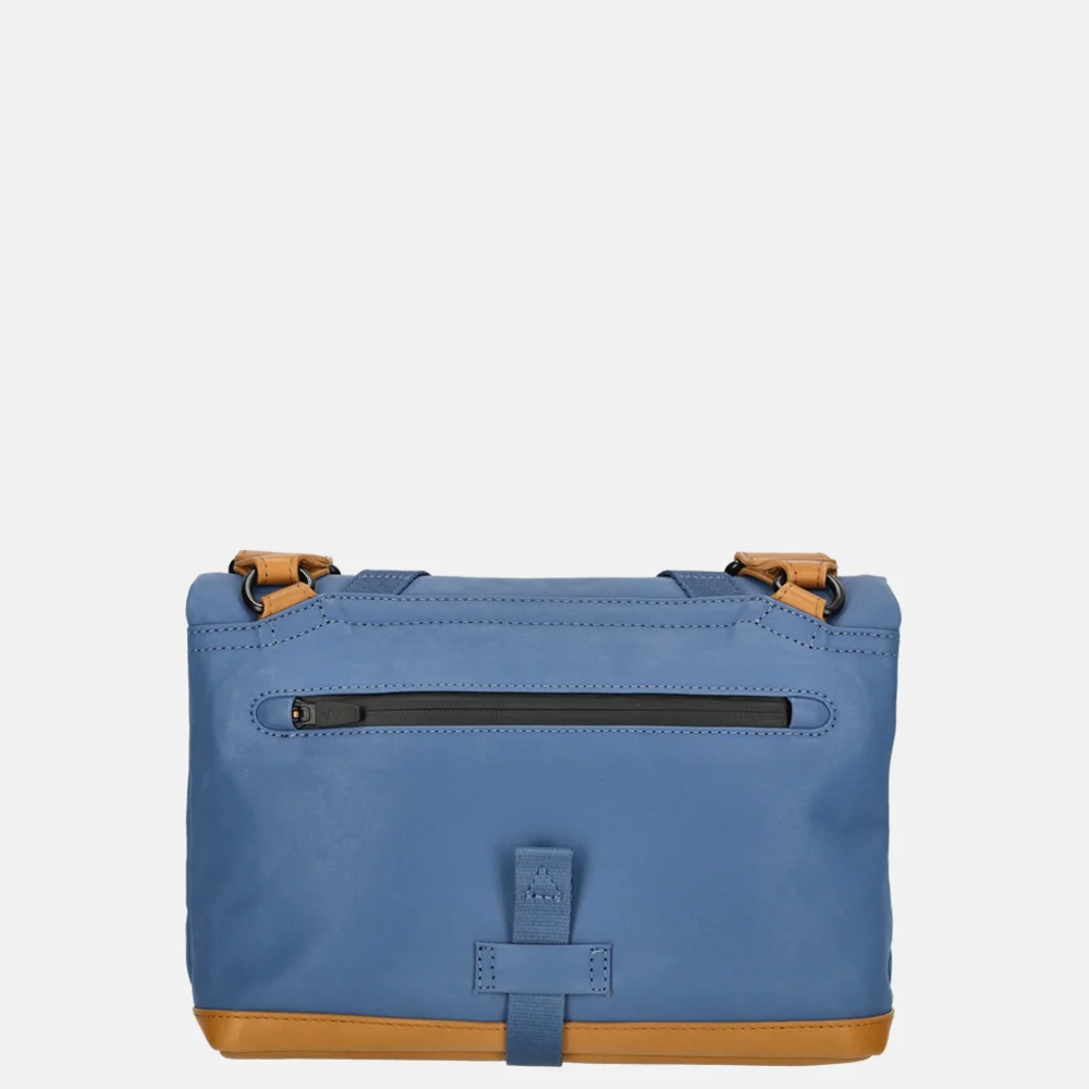 Aunts and Uncles Japan Yao rolltop crossbody tas blue jeans bij Duifhuizen