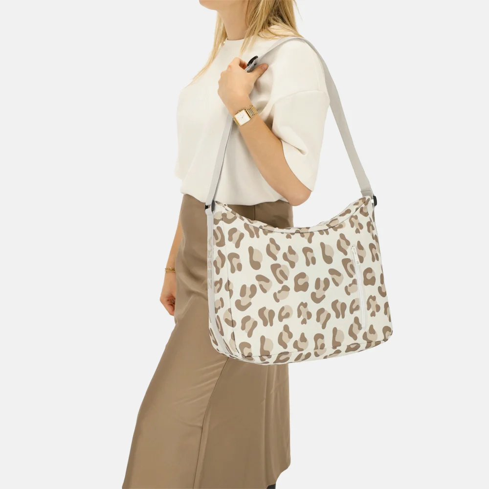 Zebra Trends crossbody koeltas leopard beige bij Duifhuizen