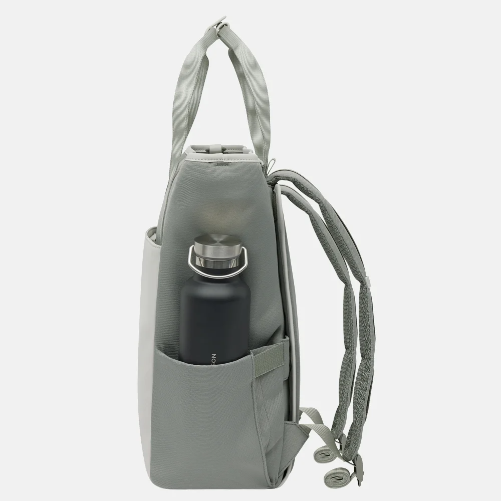 Kapten & Son Lindby Pro laptoprugzak muted sage bij Duifhuizen