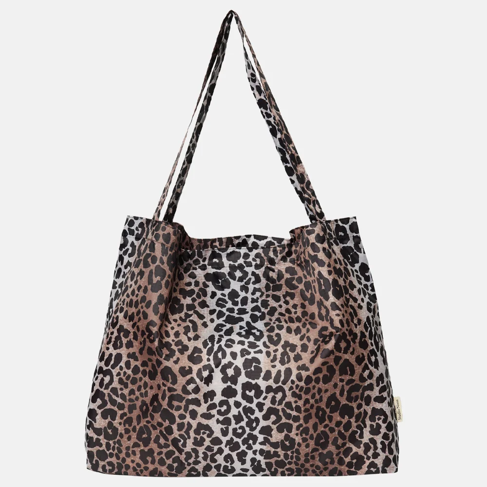 Studio Noos grocery bag shopper leopard