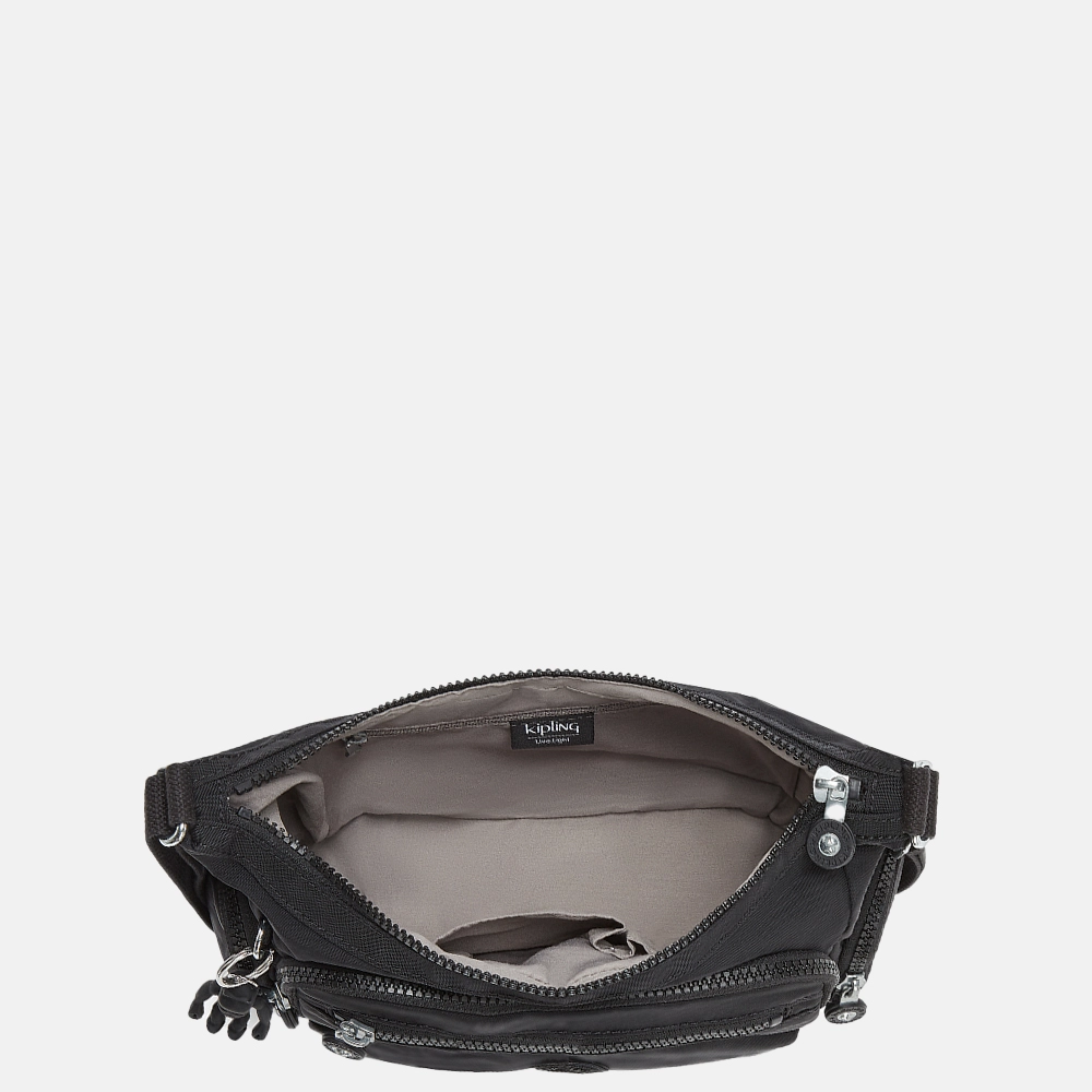 Kipling Gabbie crossbody tas S black noir bij Duifhuizen