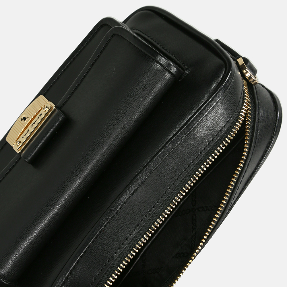 Michael Kors Bradshaw crossbody tas black bij Duifhuizen