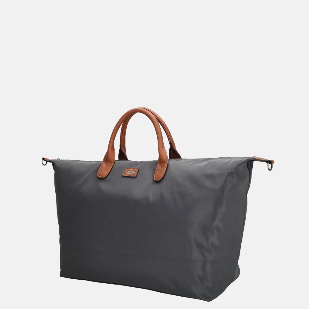 Charm London Buckingham weekendtas olifant grijs bij Duifhuizen