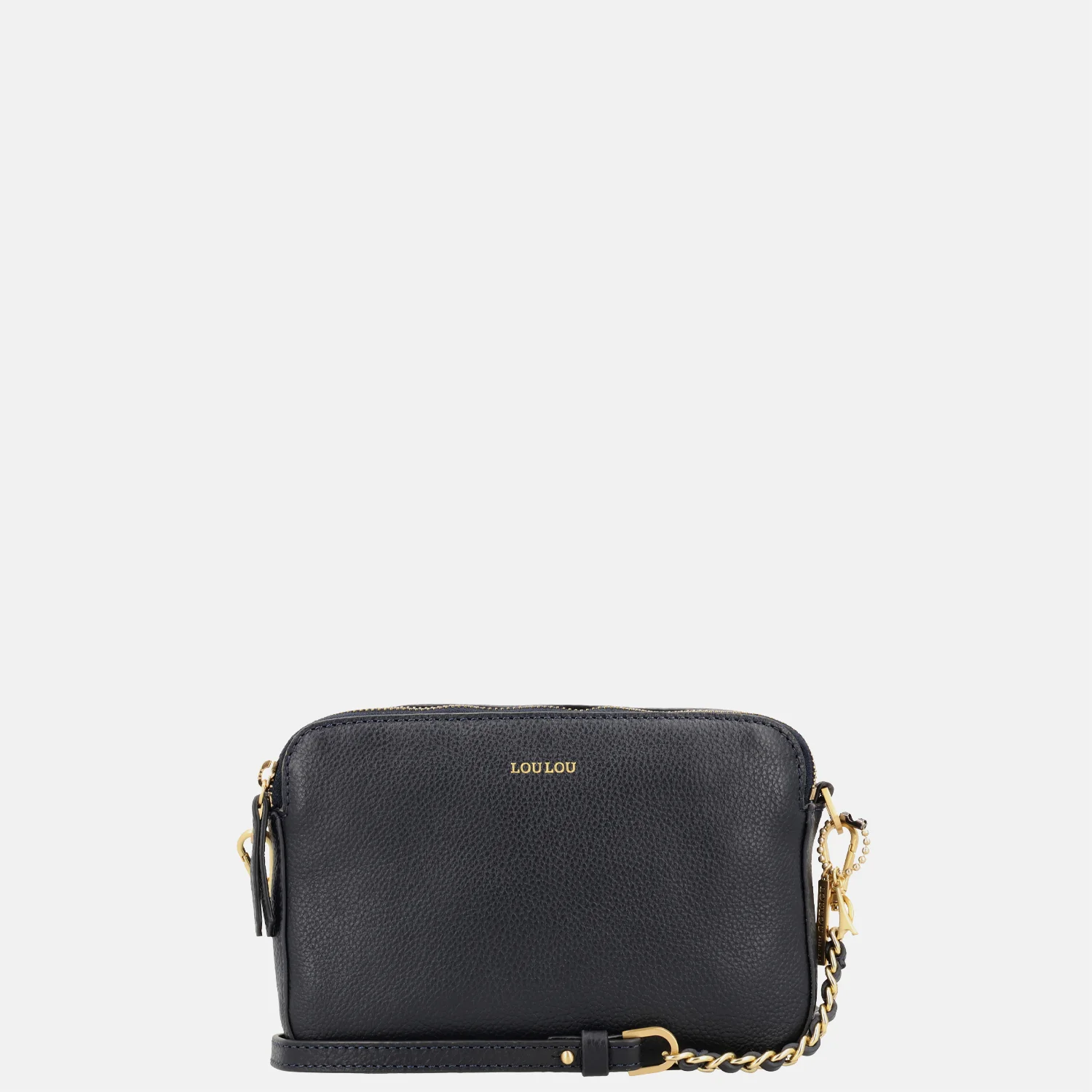 Loulou Essentiels Zoe crossbody tas dark navy
