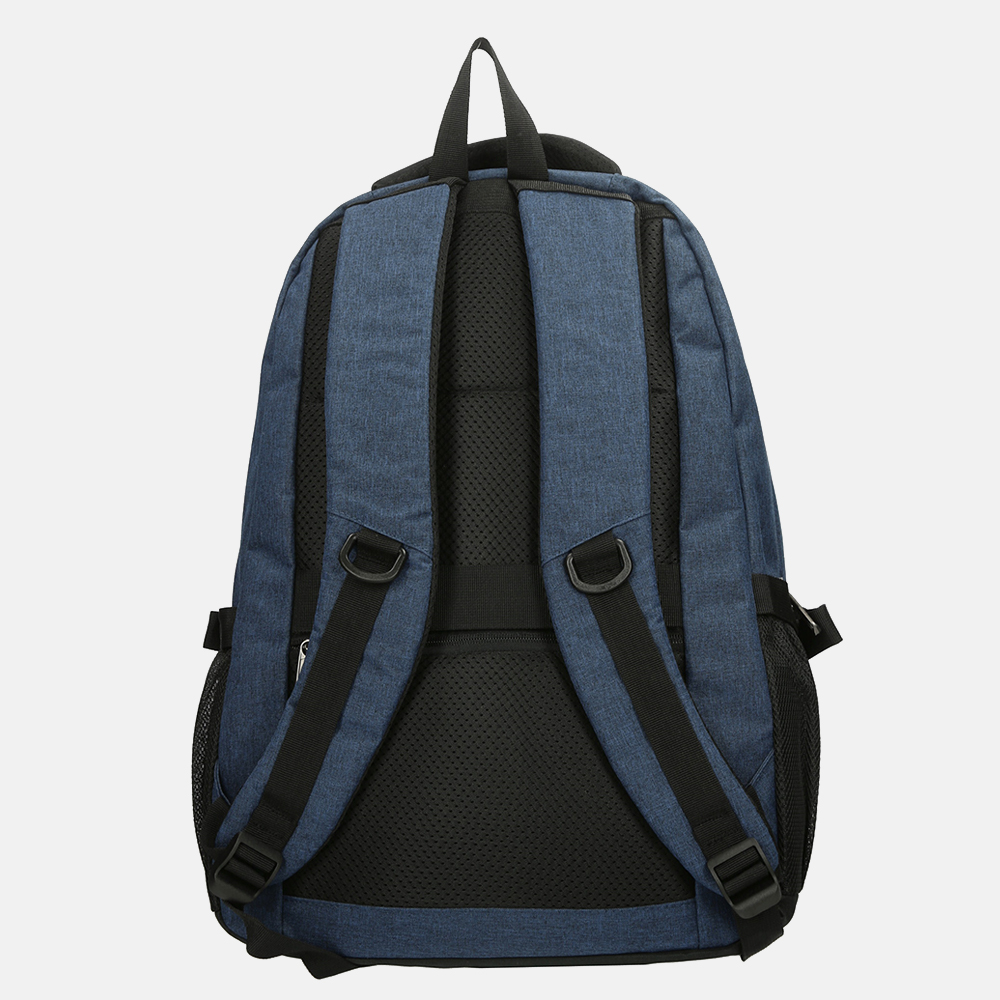 Enrico Benetti Hamburg laptoprugzak 17 inch blauw bij Duifhuizen