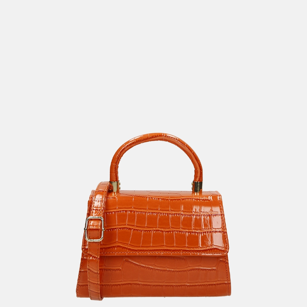 Firenze crossbody tas croco orange
