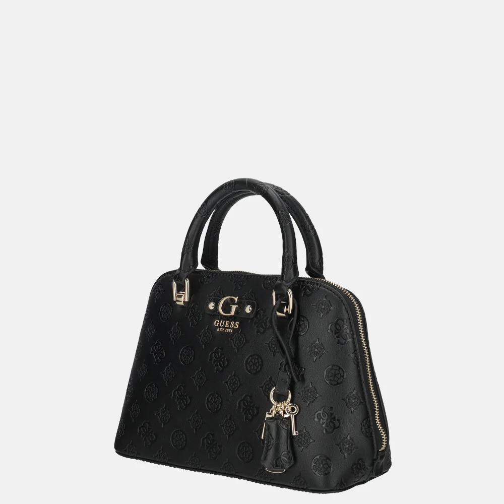 Guess Dita handtas black logo bij Duifhuizen