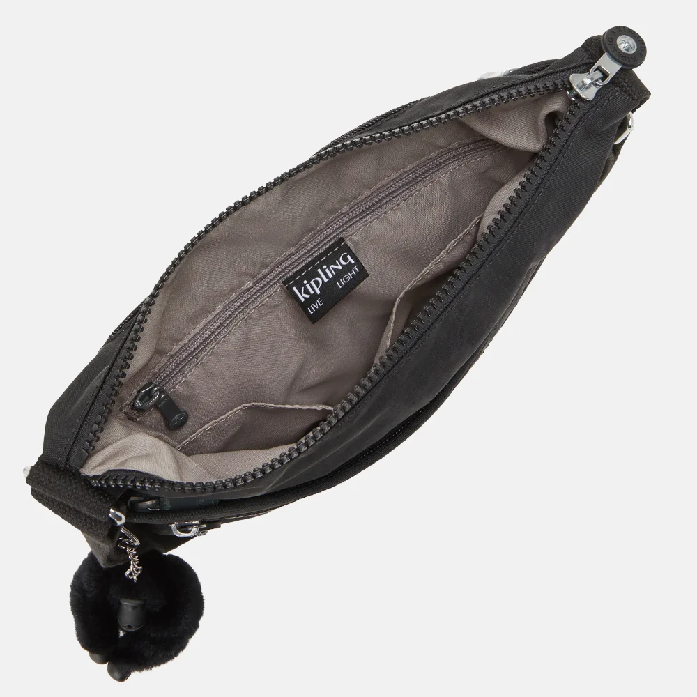 Kipling Arto schoudertas black noir bij Duifhuizen