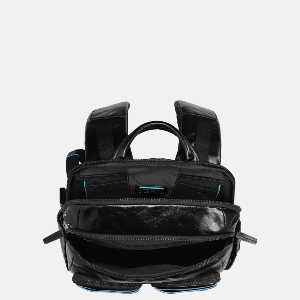 Piquadro laptoprugzak 14 inch S nero bij Duifhuizen