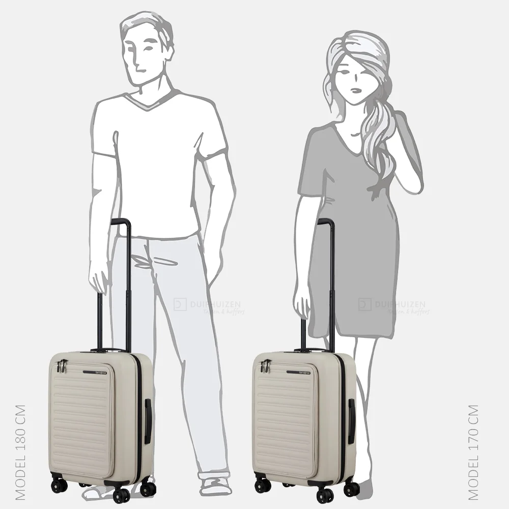 Samsonite StackD Spinner 55 cm 1775 Sand bij Duifhuizen
