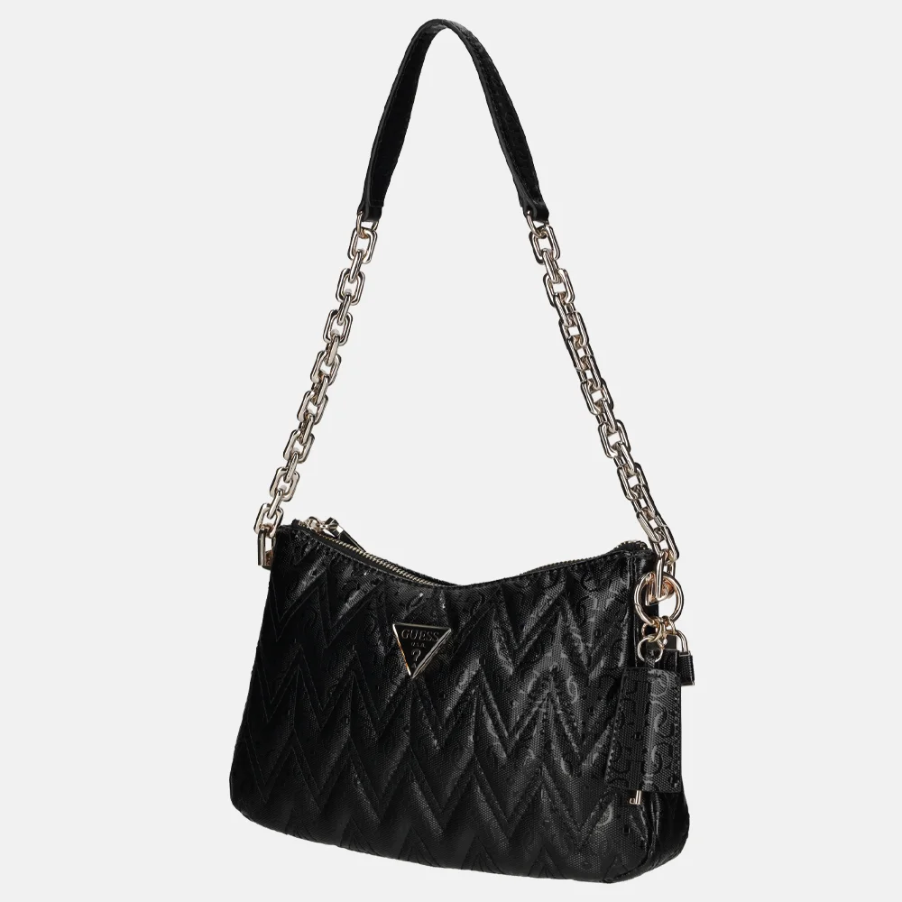 Guess Adelard schoudertas black bij Duifhuizen
