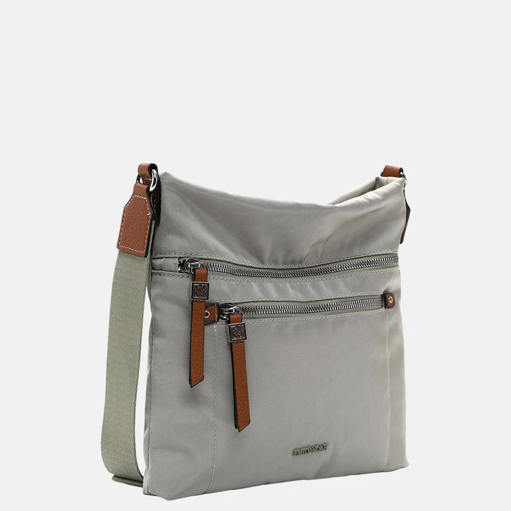 Emily & Noah Esther crossbody tas khaki bij Duifhuizen