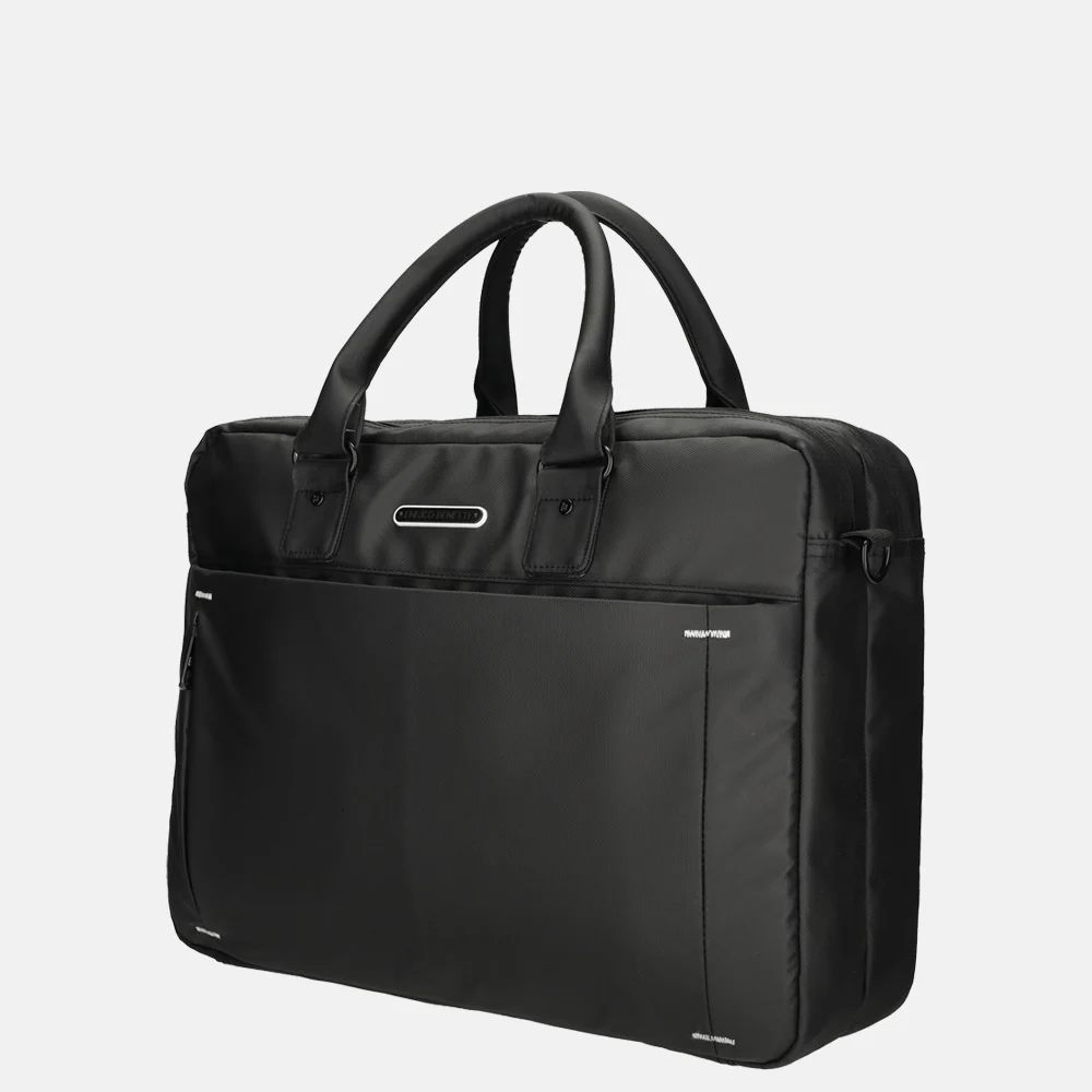 Enrico Benetti Northem laptoptas 17 inch zwart bij Duifhuizen