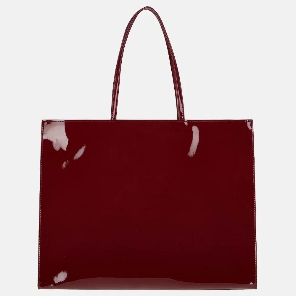 Ted Baker Iconna icon bag shopper XL oxblood bij Duifhuizen