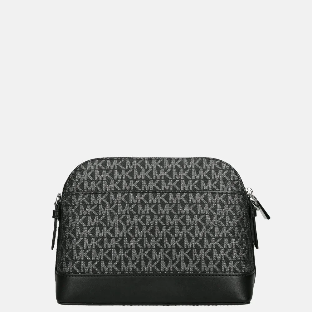 Michael Kors Jet Set Charm crossbody tas black/silver bij Duifhuizen