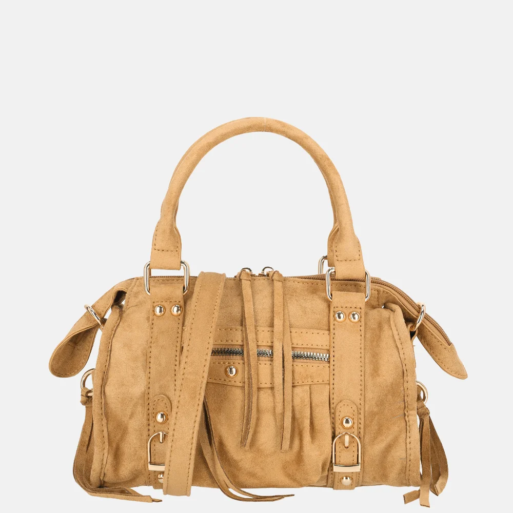 Firenze Suedine handtas franjes S khaki