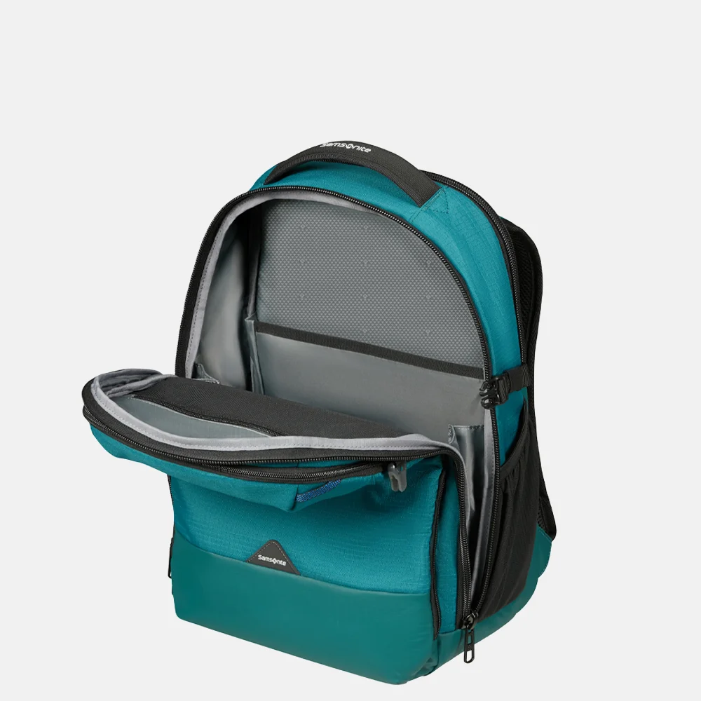 Samsonite Roadseeker laptoprugzak M 15 inch deep teal bij Duifhuizen
