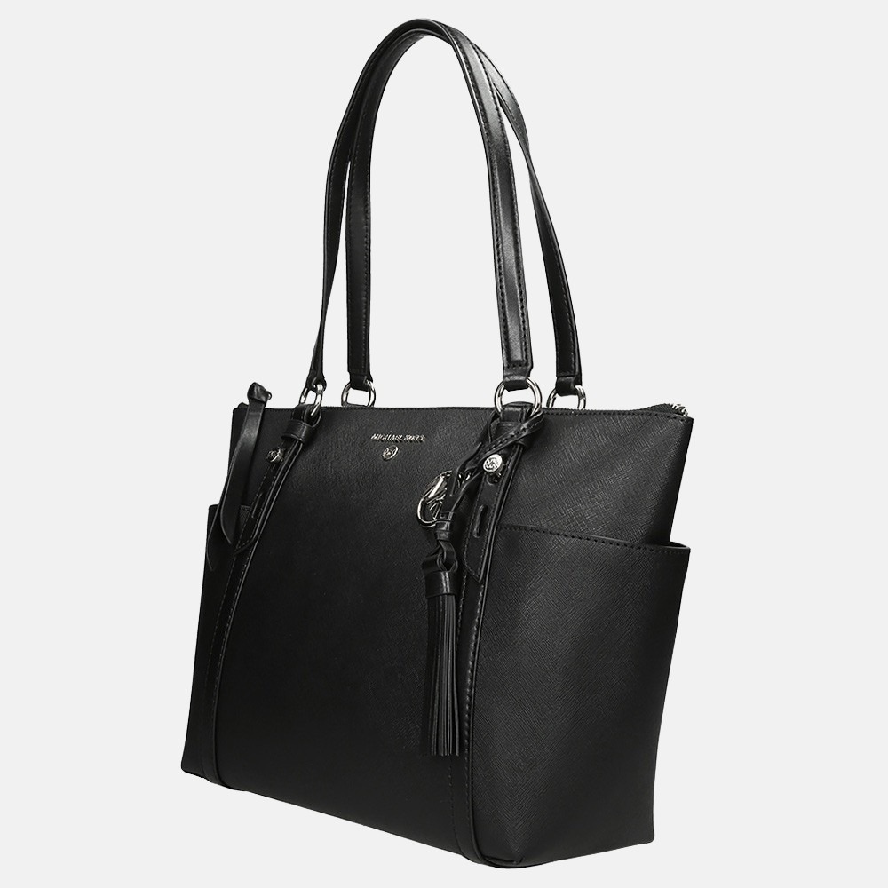 Michael Kors Sullivan shopper M black bij Duifhuizen