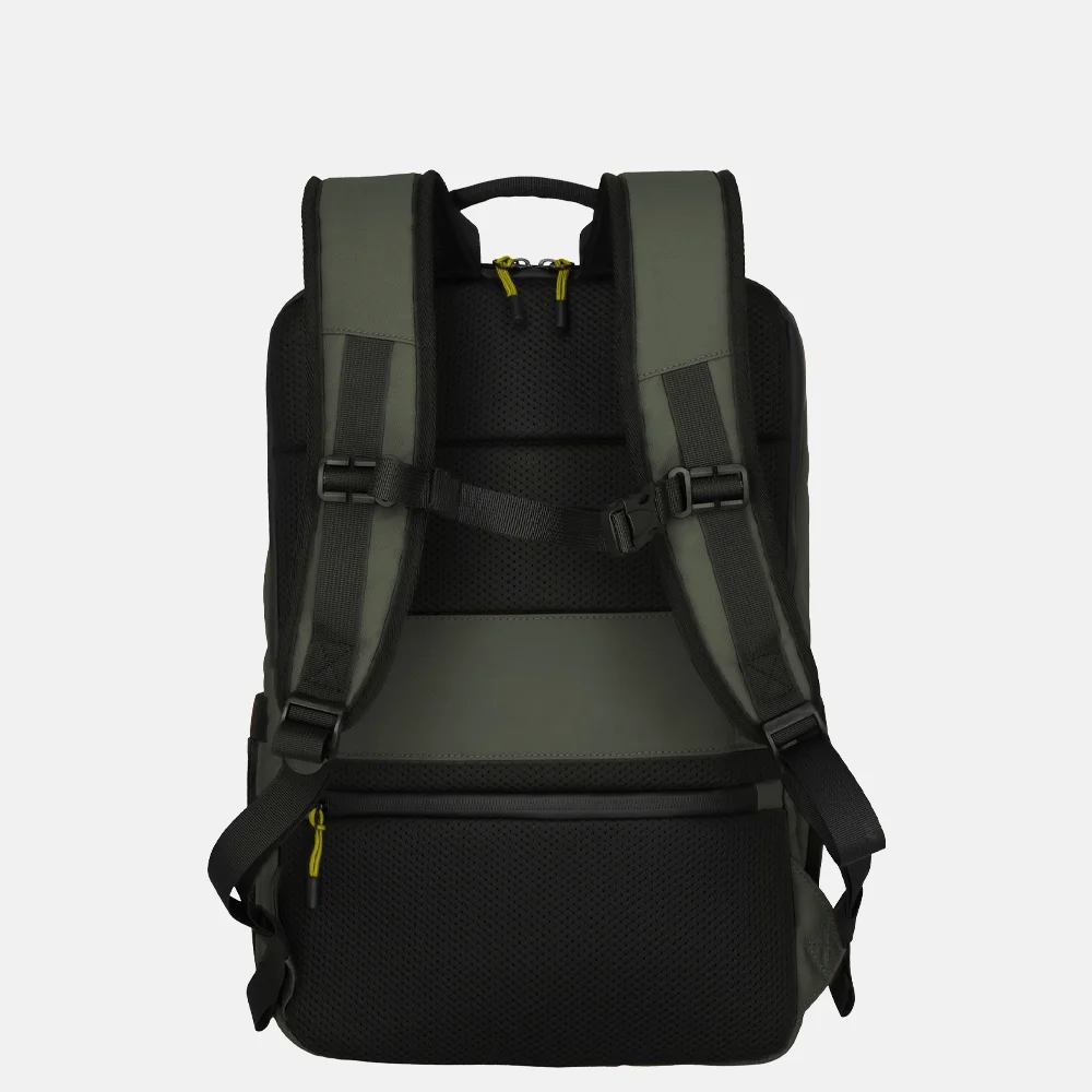 Travelite Briize rugzak M khaki bij Duifhuizen