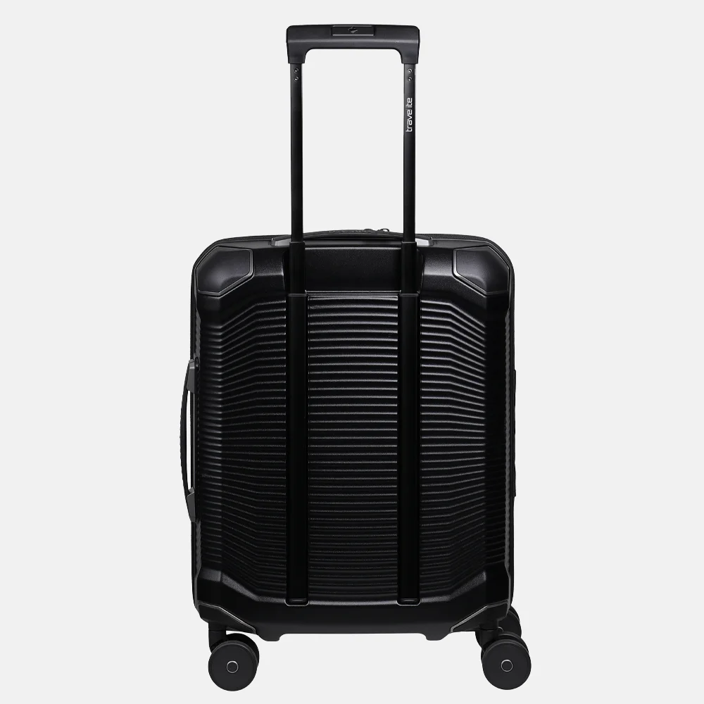 Travelite Millennium spinner handbagage koffer 55 cm black bij Duifhuizen