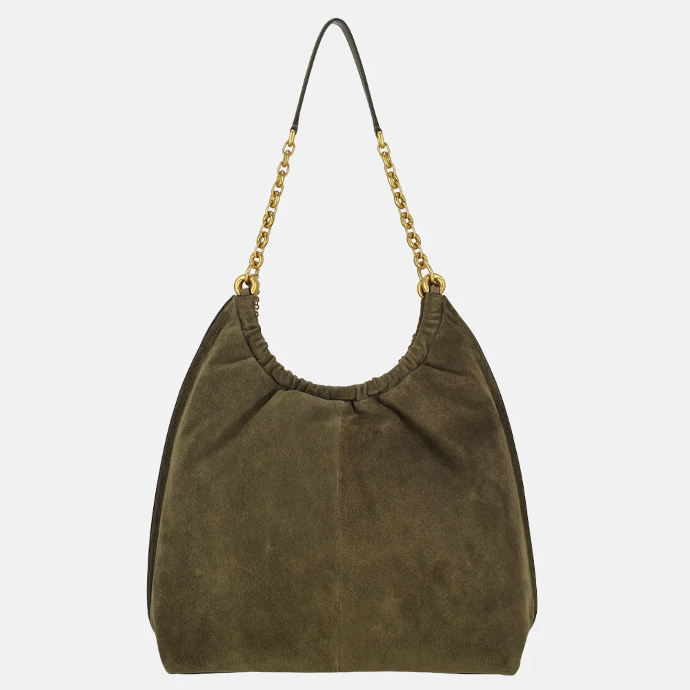 Michael Kors Indie cinch schoudertas L loden bij Duifhuizen