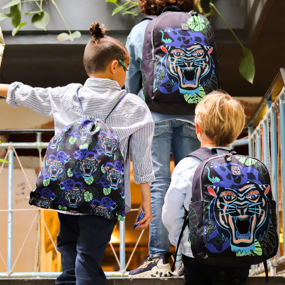 Pick & Pack Dangerous Cat kinderrugzak L carbon bij Duifhuizen