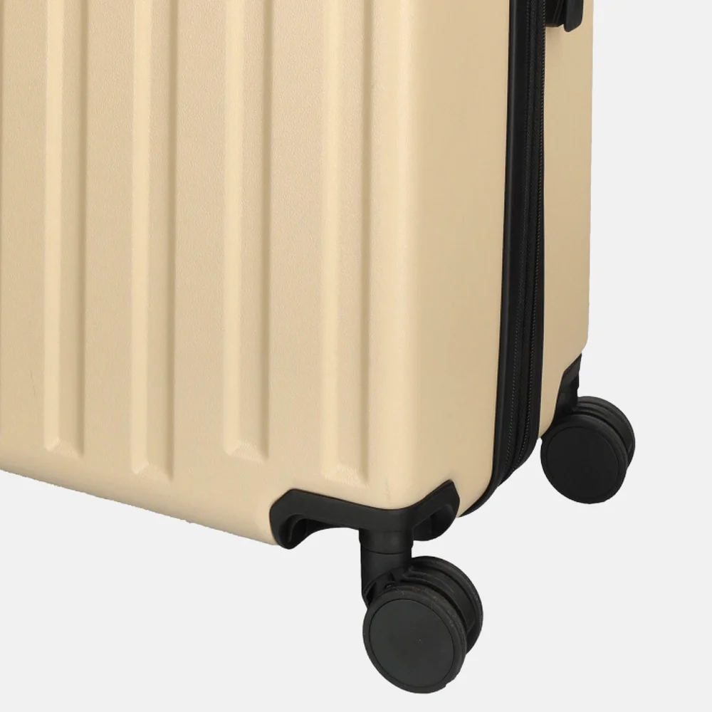 Enrico Benetti Portland kofferset 3-delig beige bij Duifhuizen