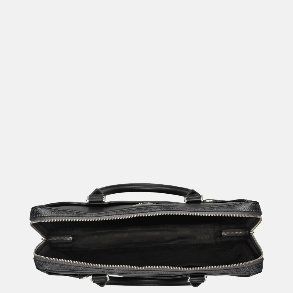 Guess Parma laptoptas black bij Duifhuizen