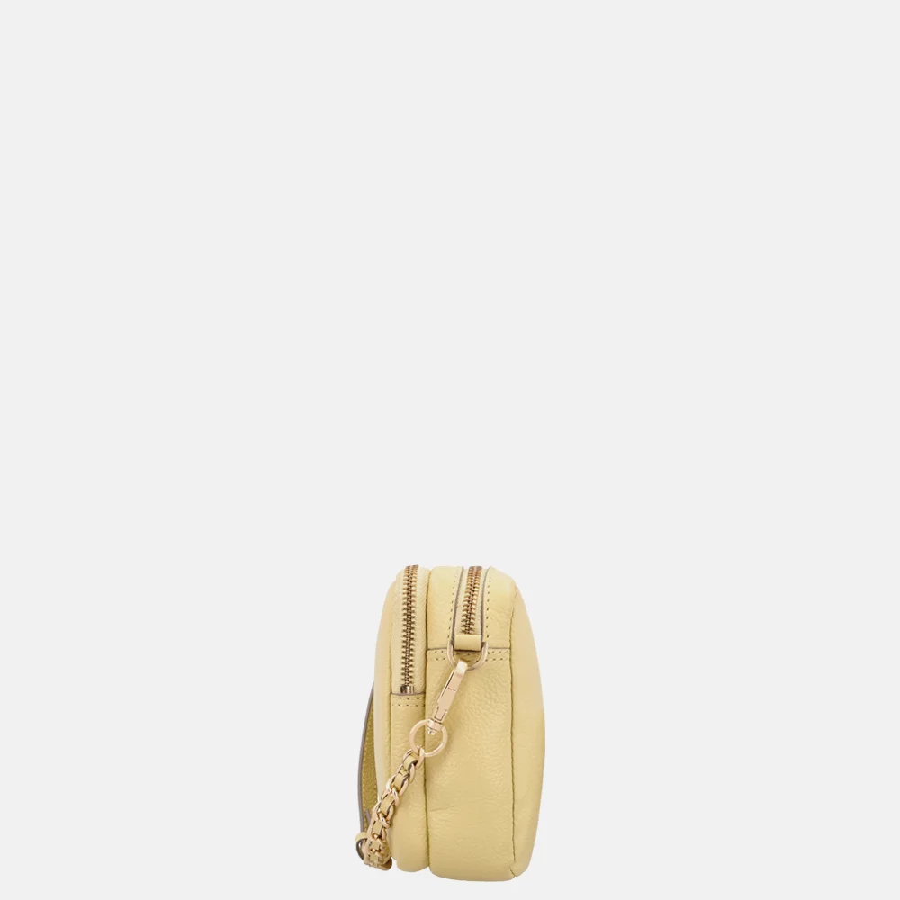 Loulou Essentiels Emilie crossbody tas sorbet yellow bij Duifhuizen