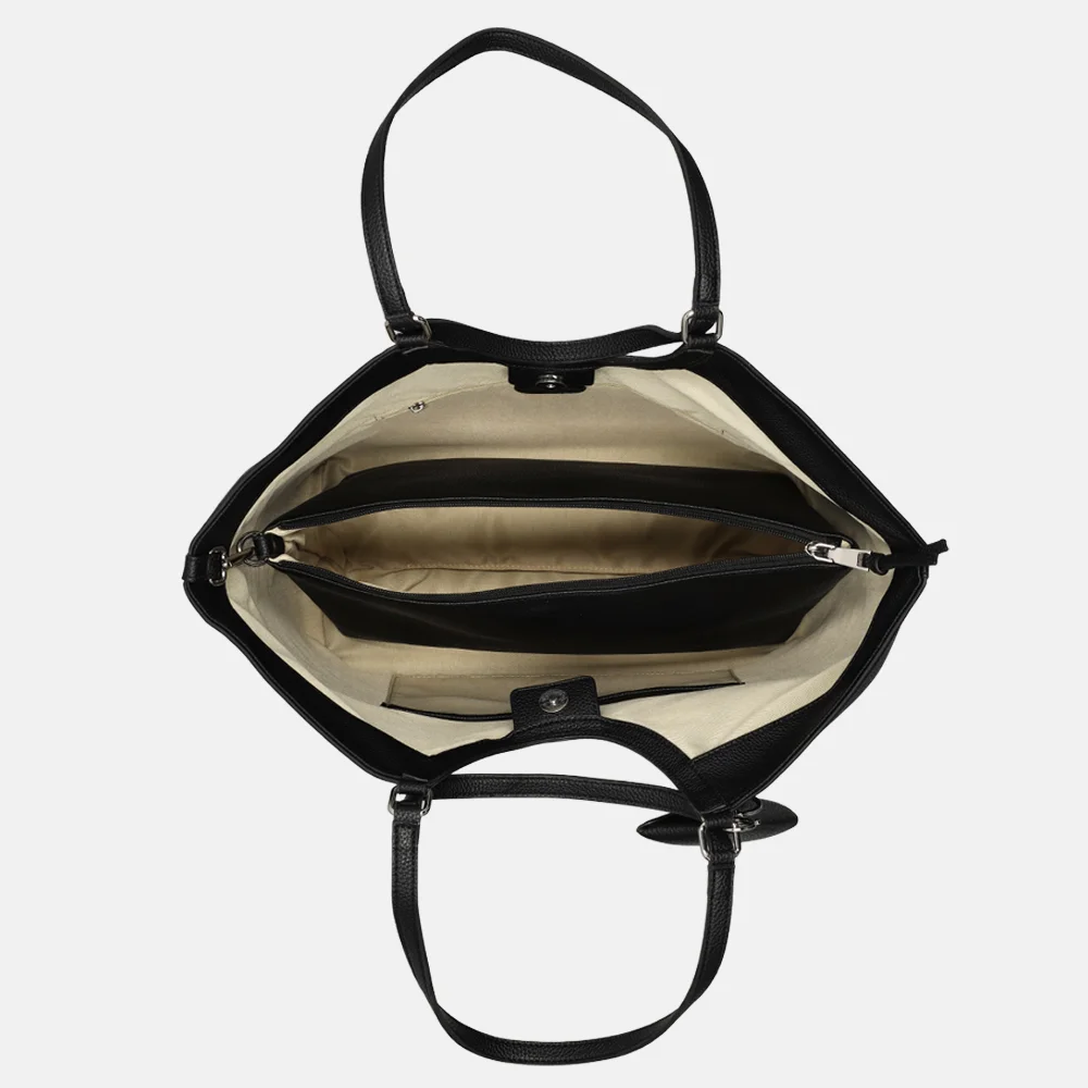 Laurent David Estee handtas/shopper zwart bij Duifhuizen
