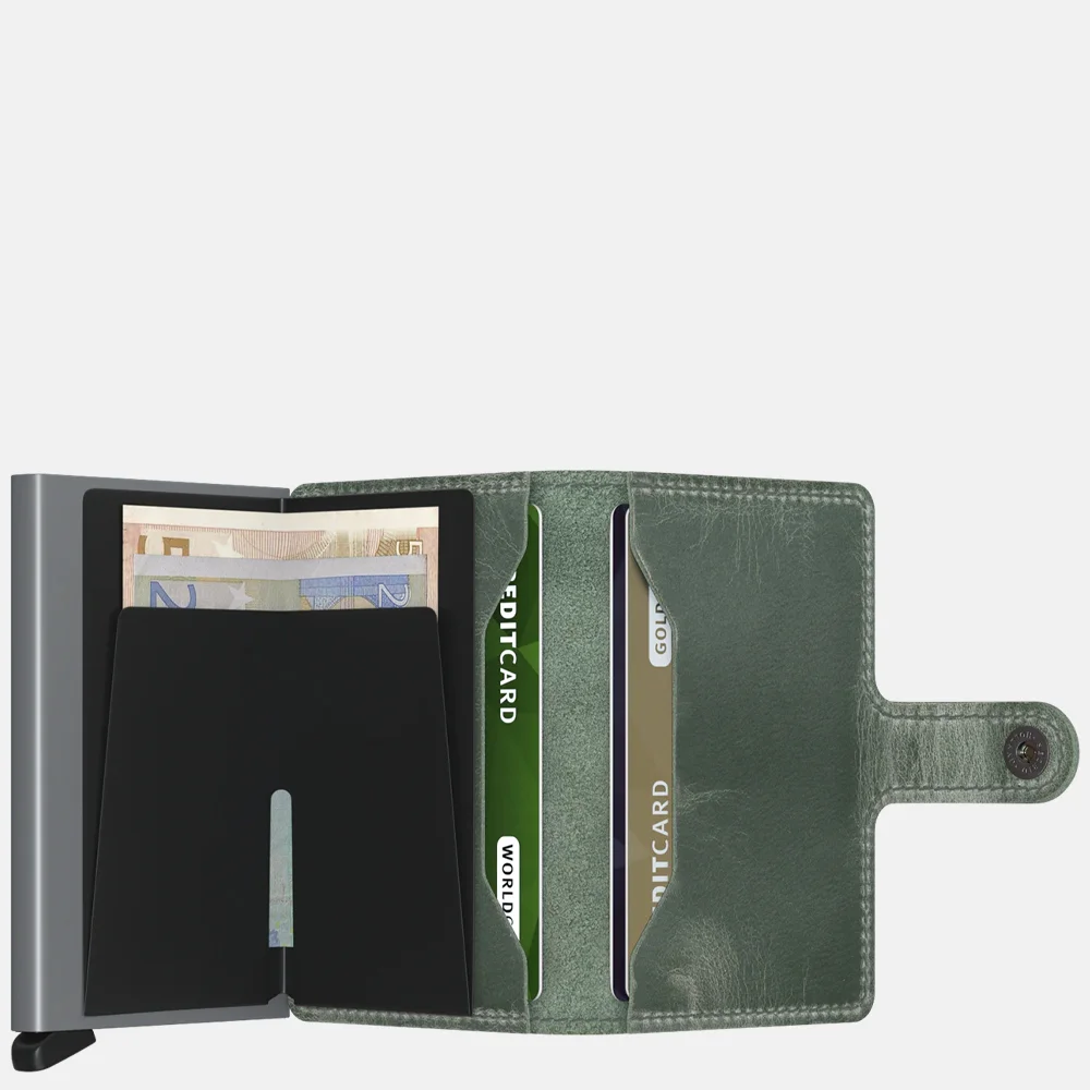 Secrid Miniwallet pasjeshouder vintage sage bij Duifhuizen