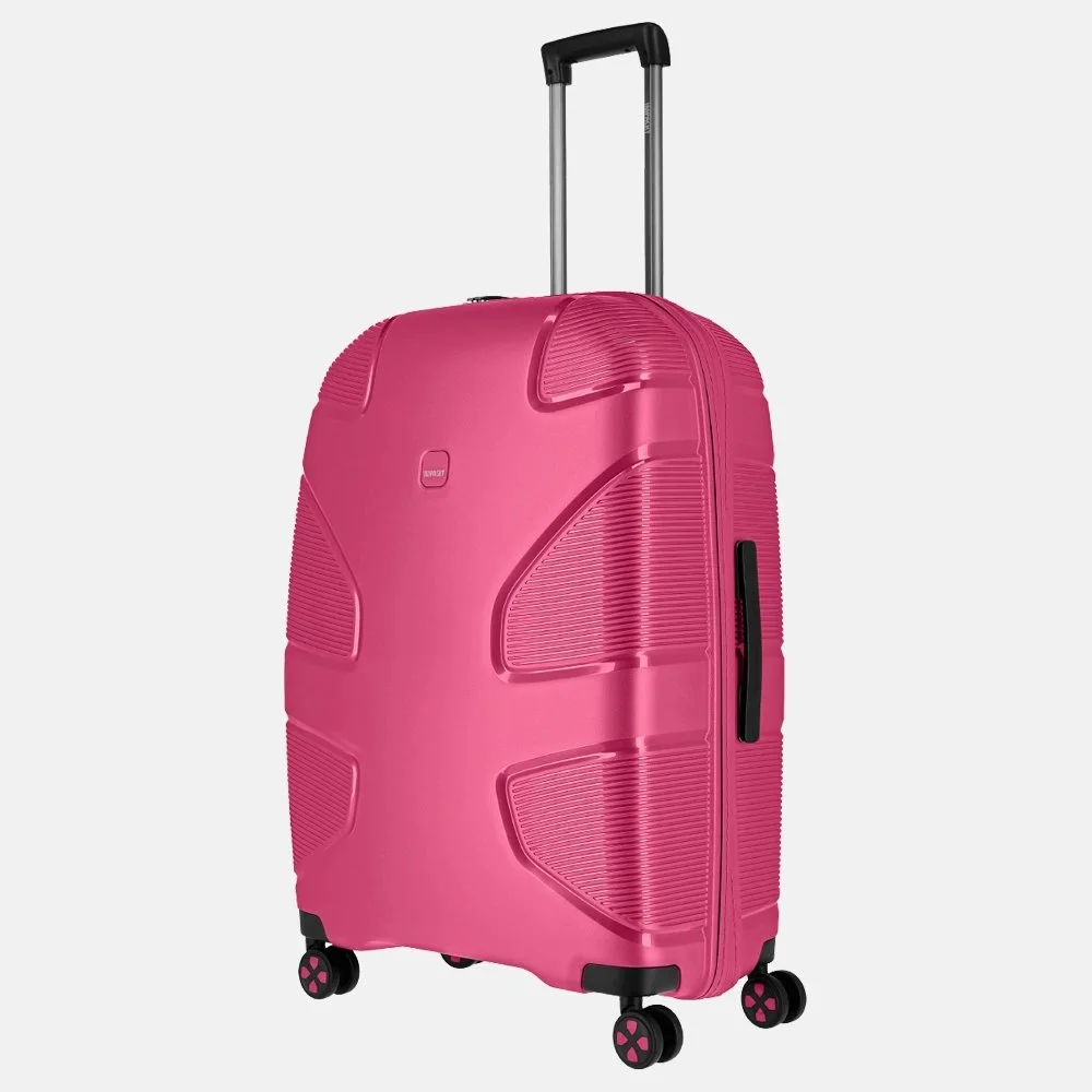 Impackt Spinner koffer 75 cm flora pink bij Duifhuizen