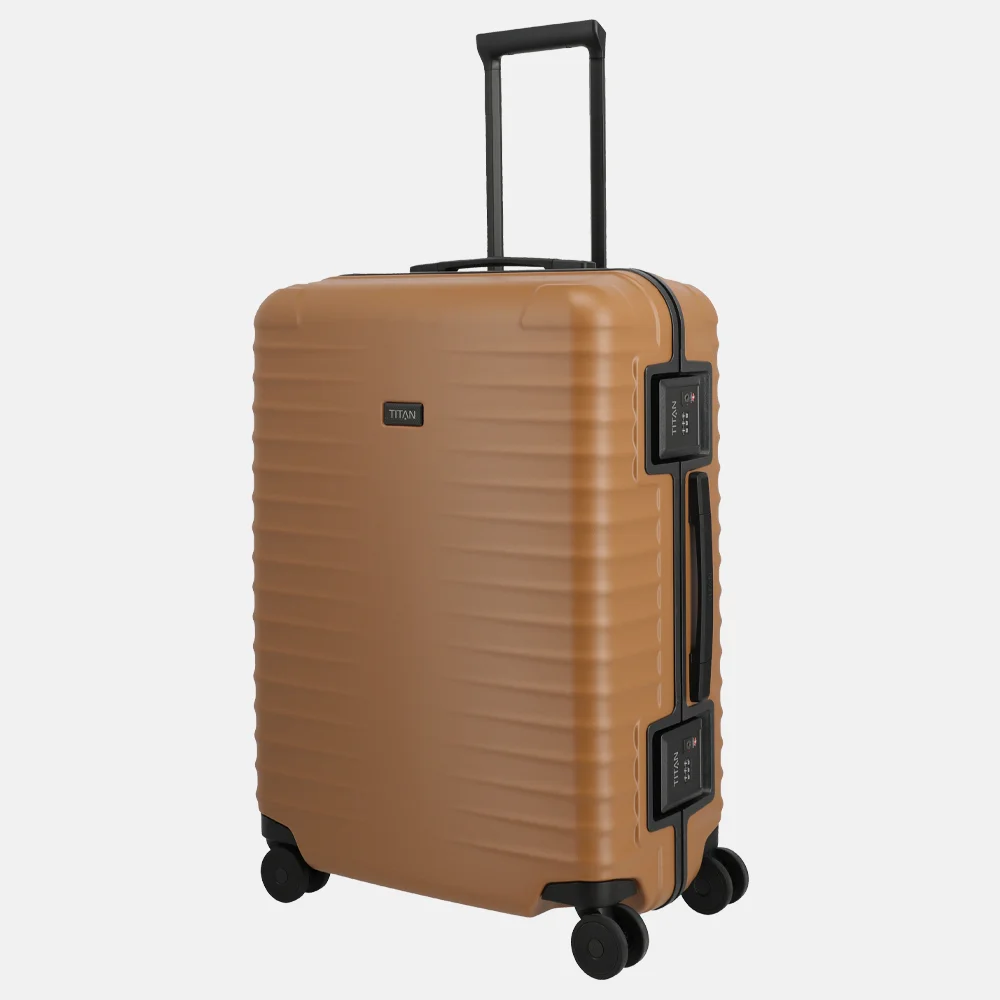 Titan Overseas reiskoffer 69 cm canyon bronze bij Duifhuizen