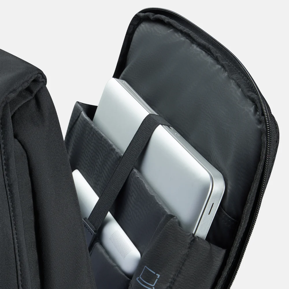 Samsonite Securipak anti diefstal laptoprugzak 17.3 inch black bij Duifhuizen