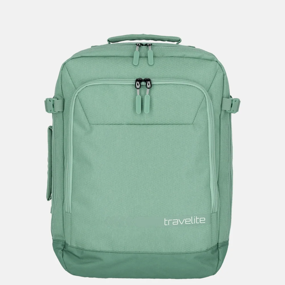 Travelite Kick Off Cabin Size backpack/weekender rugzak sage bij Duifhuizen
