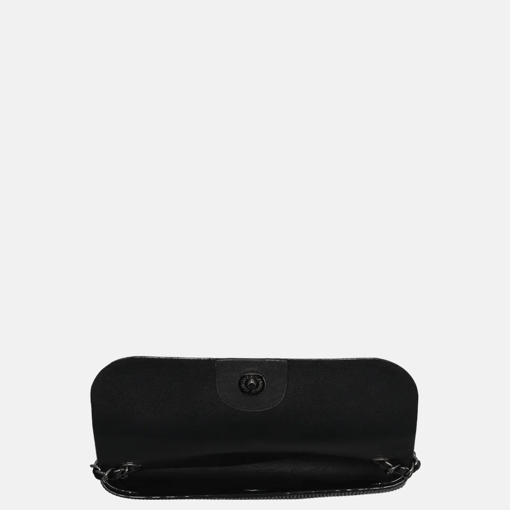 Flora & Co clutch strass noir bij Duifhuizen