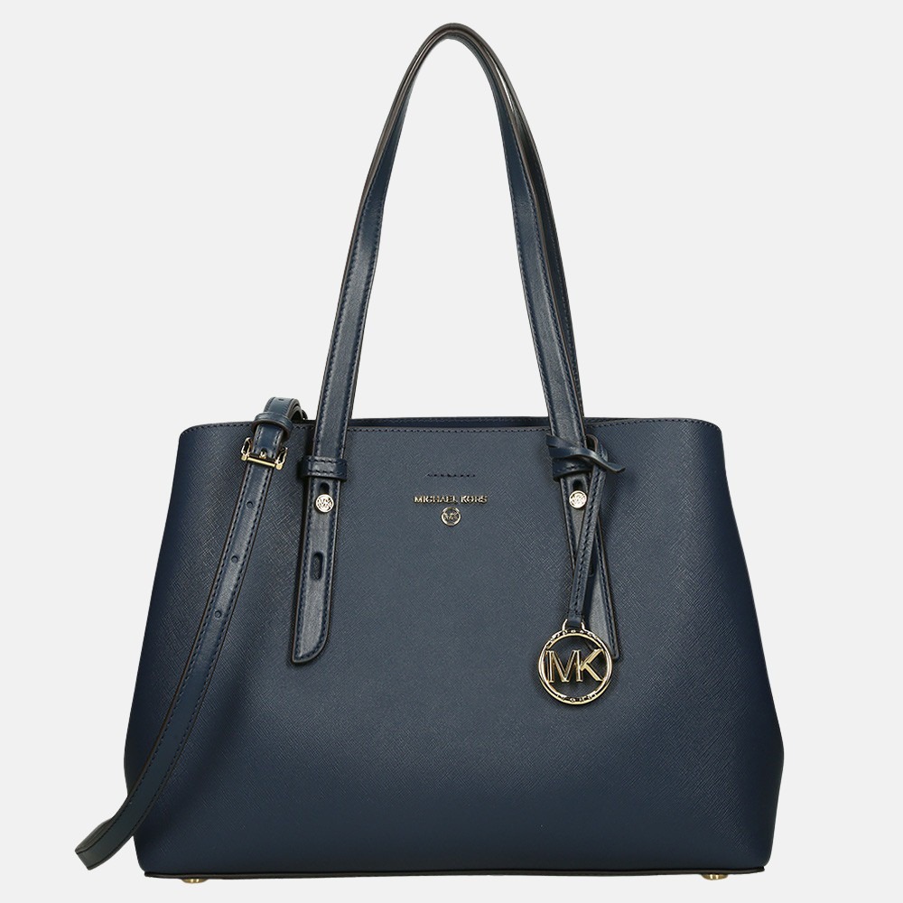 Michael Kors Tote shopper M navy bij Duifhuizen